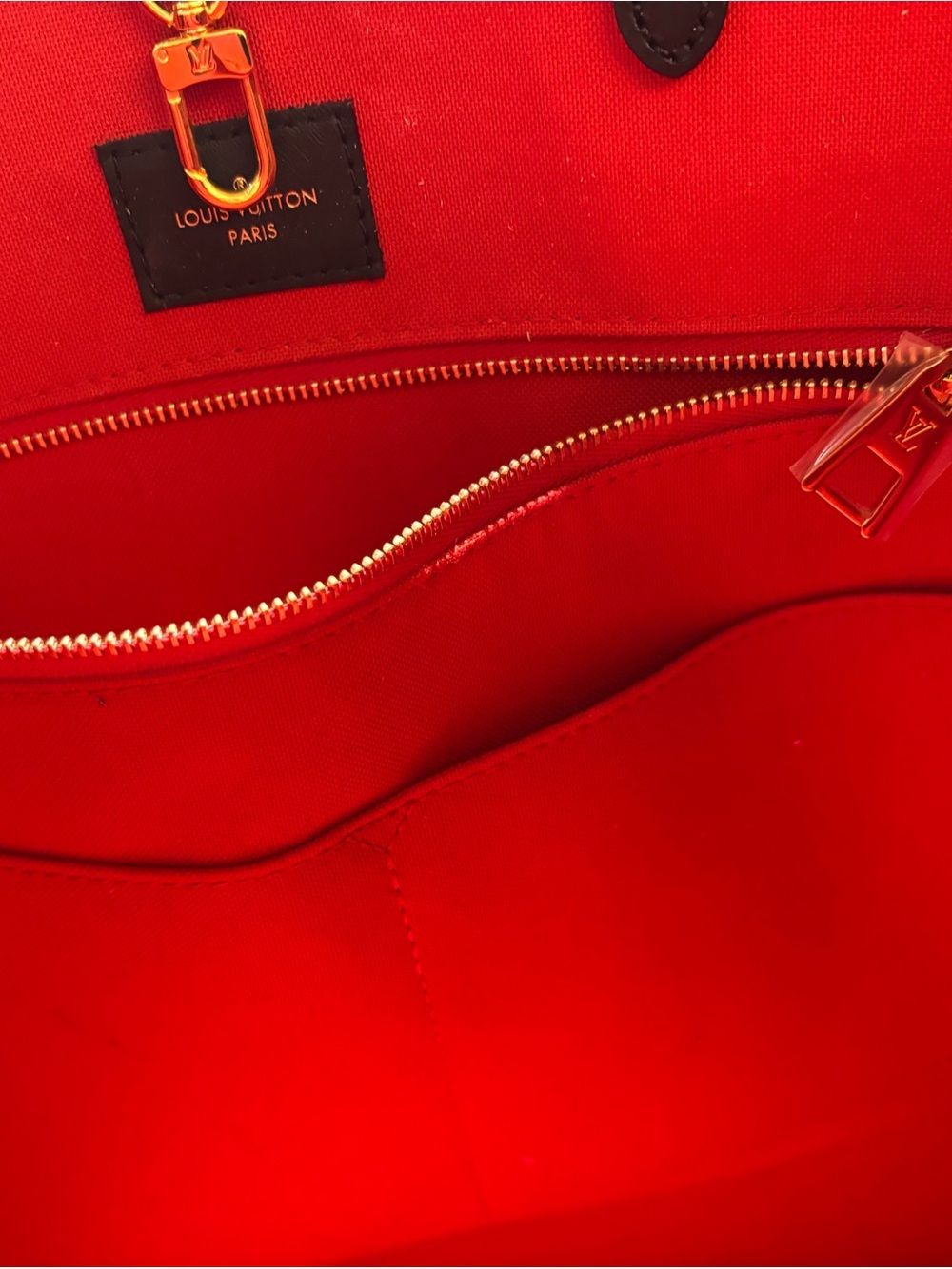 Louis Vuitton Brown Monogram Tote Shoulder Bag - Picture 7 of 9